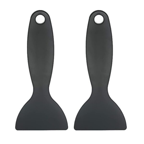 Plastic Spatula Plastic Scraper Tool Car Vinyl Wrap Squeegee Window Film Squeegee Vinyl Film Wrap Cleaning Scraper Air Bubble Remover Sticker Installation Tool, {Black} - Image 3