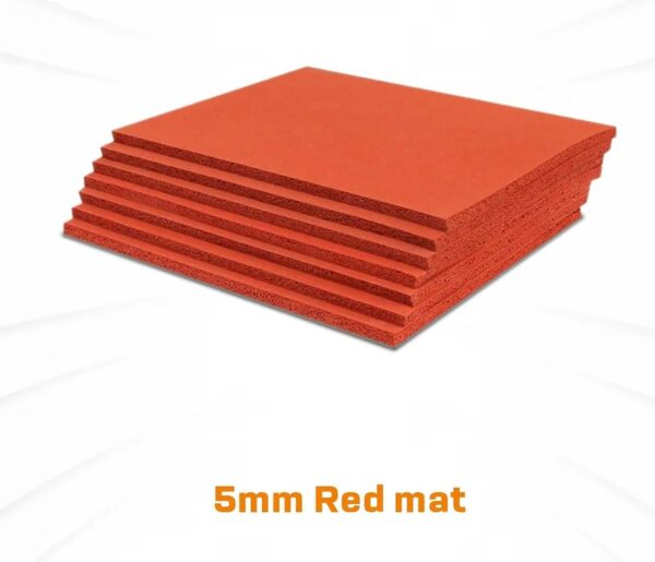 Silicone Mat Pad Red - 5mm - Mobile repairing mat