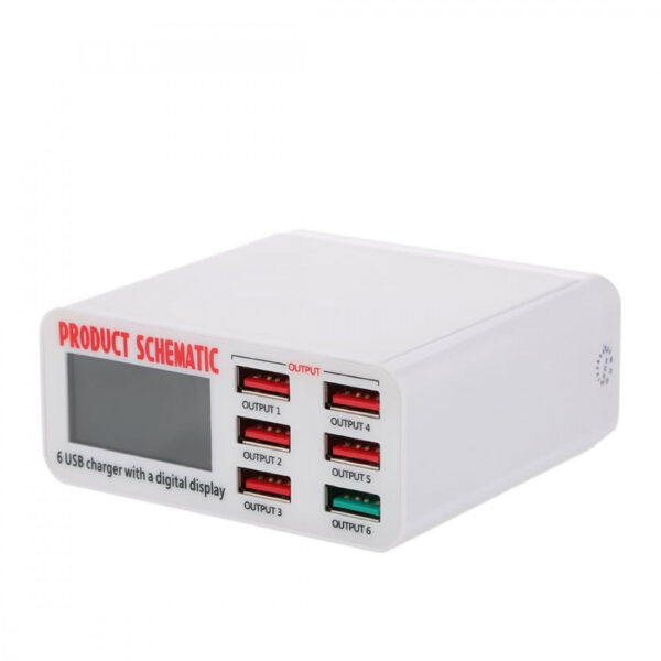 6 PORT USB SMART LIGHTNING CHARGER - Image 2