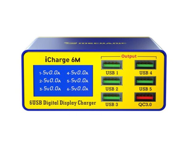 MECHANIC ICHARGE 6M USB SMART LIGHTNING CHARGER WITH QC 3.0 PORT - 40W