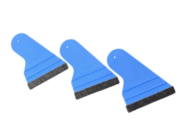 Plastic Scraper,Plastic Spatula Paint Scrapers Flexible Resin Scraper Putty Knife Air Bubble Remover Sticker Installation Tool for 3D Printing Resin Removal,Spackling,Decal,Wallpaper {BLUE}