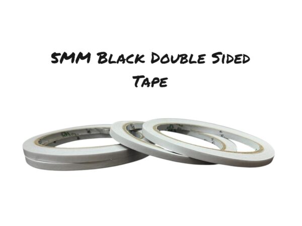 5mm Double Sided Tape Black Strong Adhesive for Mobile Phone LCD Folder, Touch Screen, Glass Lens, Laptop etc.