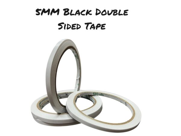 5mm Double Sided Tape Black Strong Adhesive for Mobile Phone LCD Folder, Touch Screen, Glass Lens, Laptop etc.