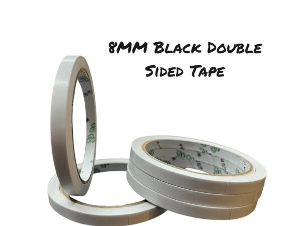 8mm Double Sided Tape Black Strong Adhesive - Image 2