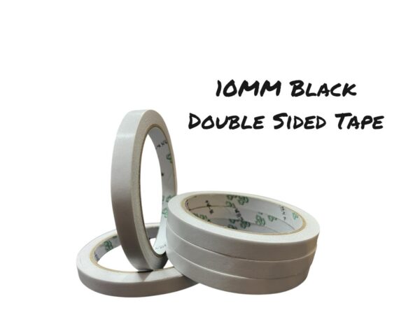 10mm Double Sided Tape Black Strong Adhesive for Mobile Phone LCD Folder, Touch Screen, Glass Lens, Laptop etc.