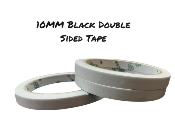 10mm Double Sided Tape Black Strong Adhesive for Mobile Phone LCD Folder, Touch Screen, Glass Lens, Laptop etc.