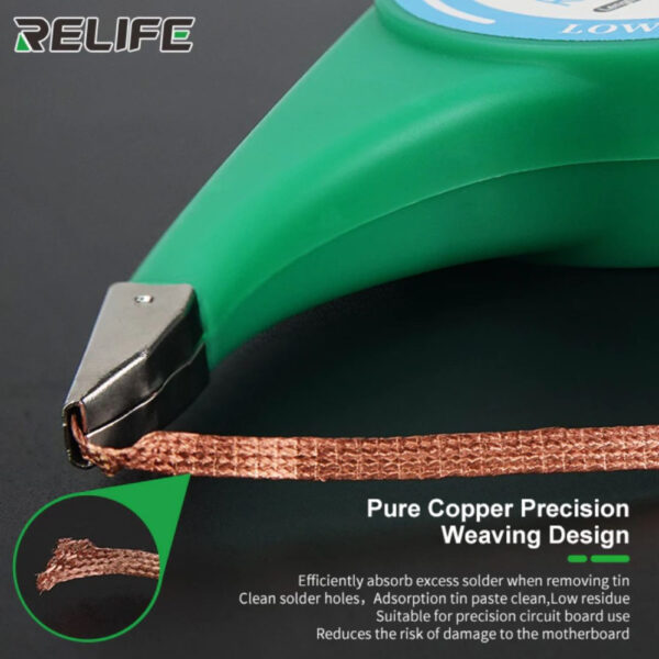 RELIFE RL-3020 NO-CLEAN DESOLDERING COPPER WICK - Image 2