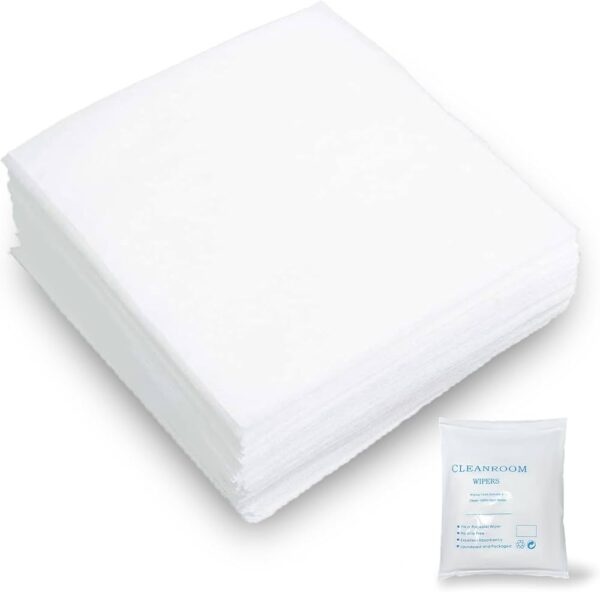Cleanroom Wipes Cleaning Cloth {Pack of 100 Pcs} - Image 3