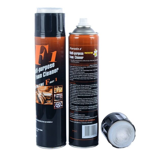 Multipurpose Foaming Cleaner Spray – Versatile Solution for Car Interiors and Exteriors, Upholstery, Shoes, and Sofas 650ML