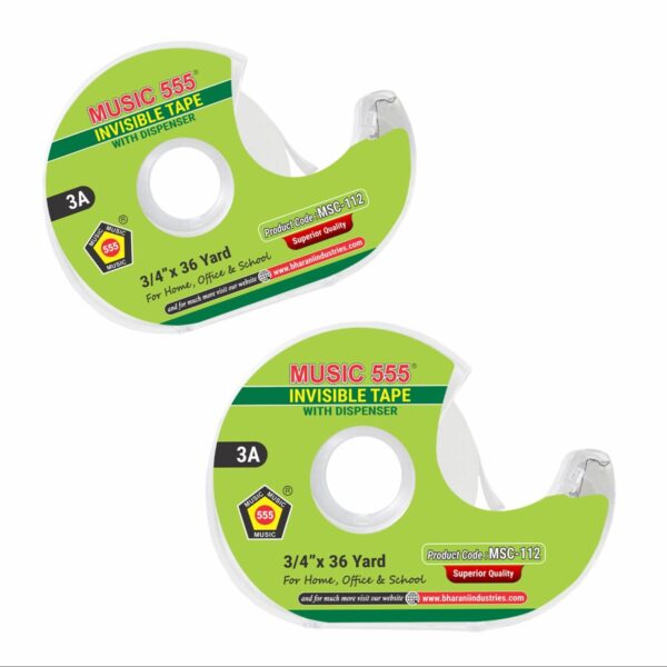Music 555 Invisible Tape With Dispenser