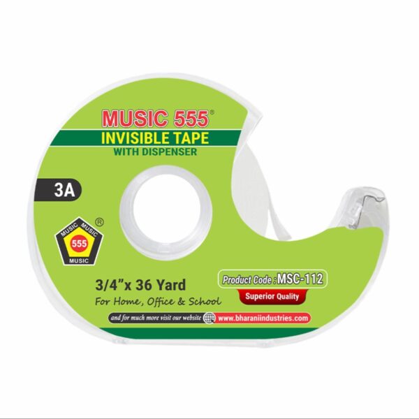 Music 555 Invisible Tape With Dispenser