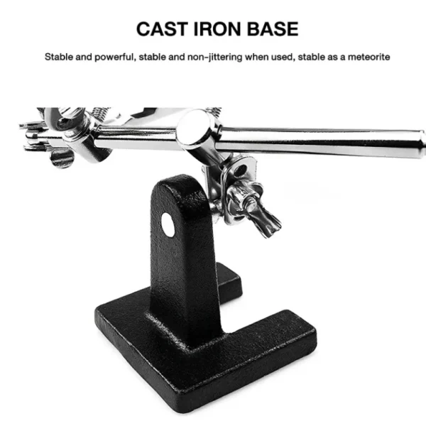 TE-801 Multi-function LED Magnifier PCB Soldering iron Stand Holder Table Magnifying Glass - Image 3