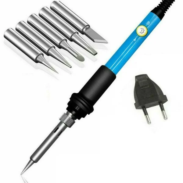 One-Stop 60W 220V Soldering Iron with Extra 5 Bits