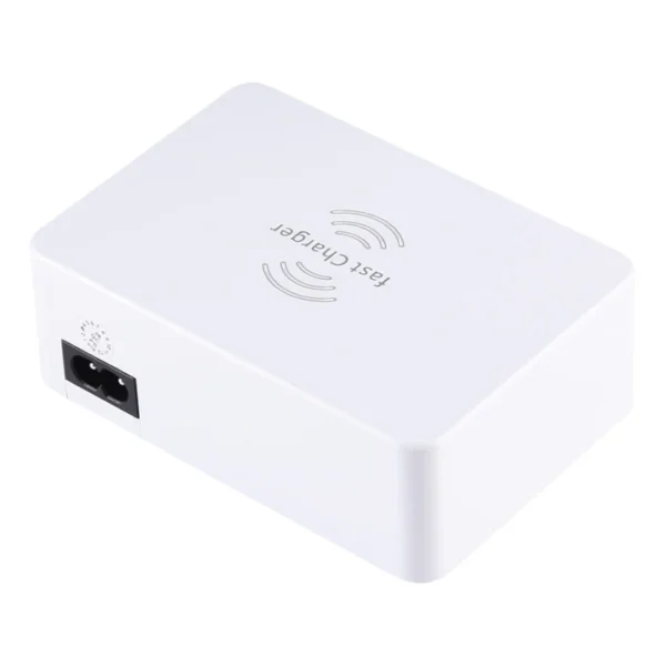 WLX-818F 6 in 1 10W QC3.0 Wireless Charging + USB-C / Type-C + 4 USB - Image 2
