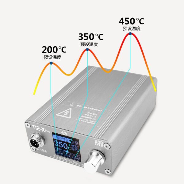 OSS TEAM T12X Plus Soldering Iron Station - Image 3