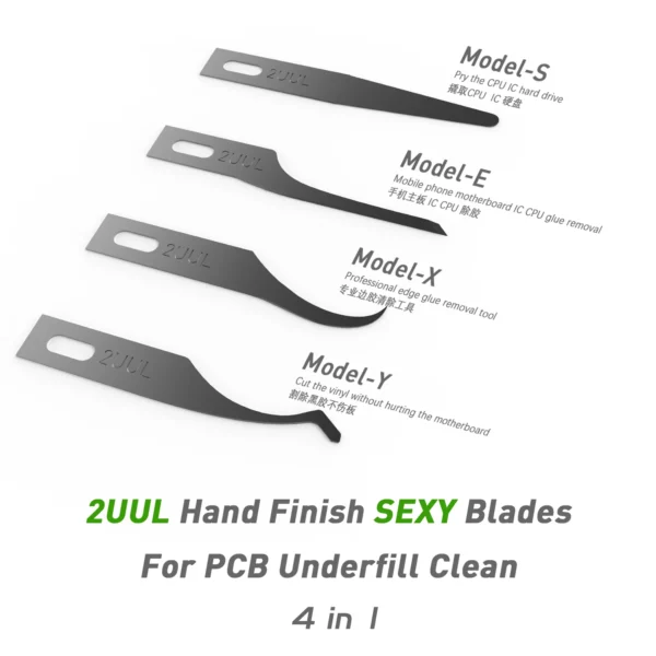 2UUL DA11 Hand Finish SEXY Blades Set for PCB Underfill Clean - Image 3