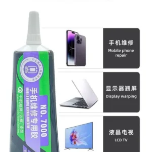YCS NO. 7000 Mobile Phone Repair Adhesive Glue 50ML Black