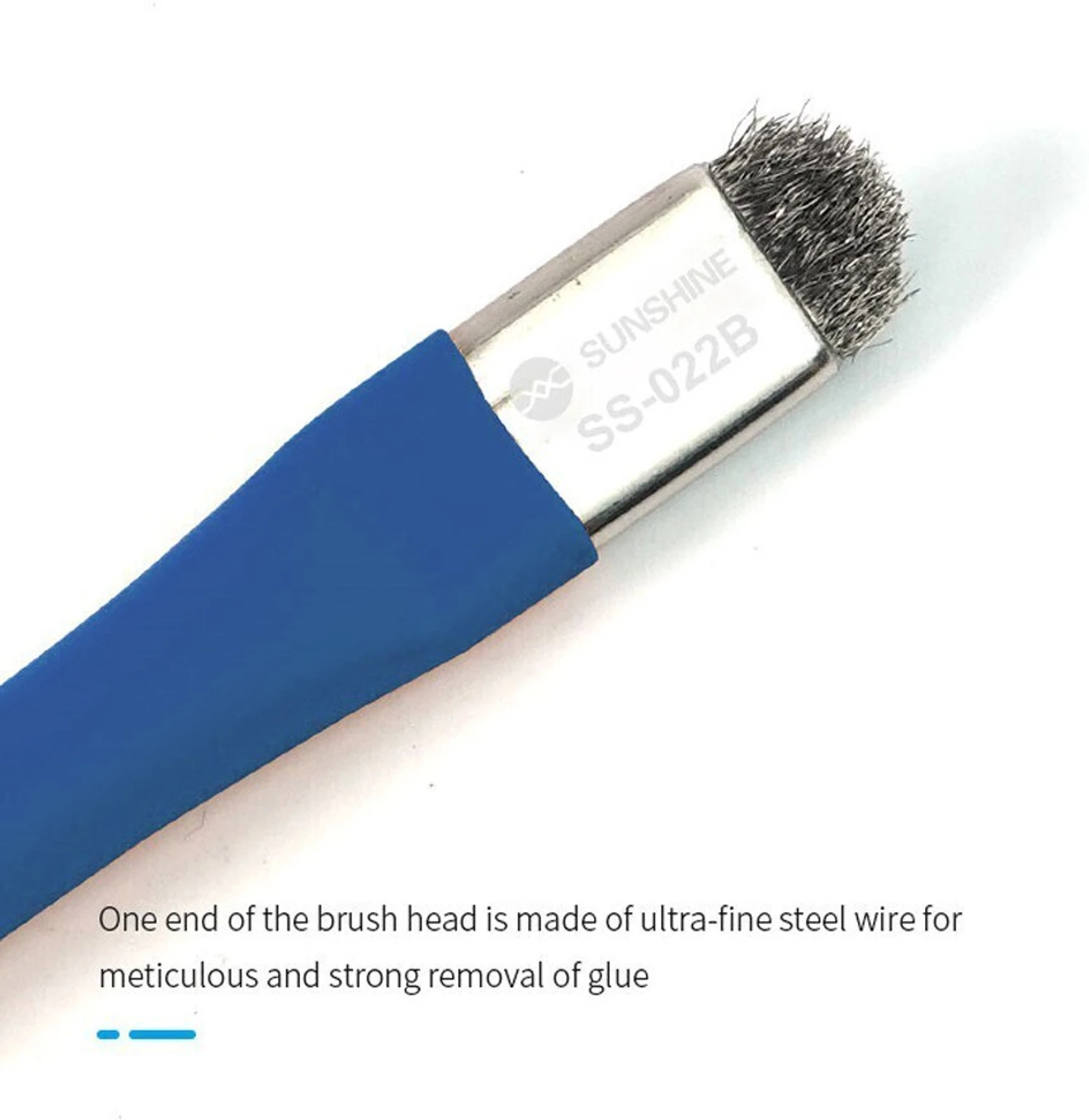 SUNSHINE SS SS-022B Double-head Brush With Bristle Superfine Steel Wire - Image 4