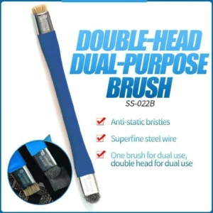 SUNSHINE SS SS-022B Double-head Brush With Bristle Superfine Steel Wire