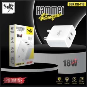 SBK HAMMER CHARGER 18WATT {TYPE-C CHARGER}