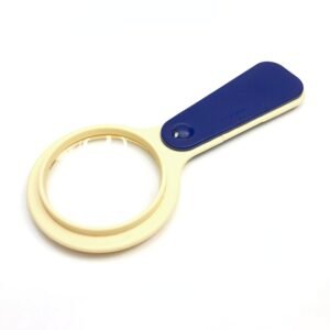 50mm LED Illuminating 5X Magnification Craft Hand Held Magnifying Lens