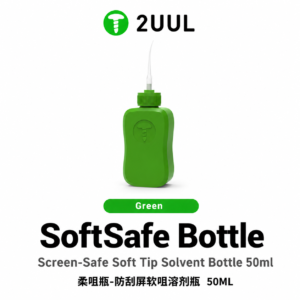 2UUL CL52 Screen-Safe Soft Tip Solvent Bottle 50ml Green