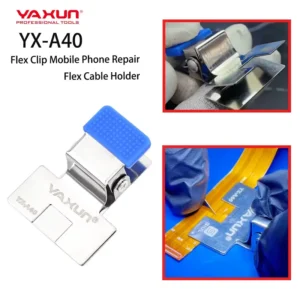 Yaxun YX-A40 Flex Cable Holder Heat Insulated Alignment Clip For Soldering Display IC / Flex Cables